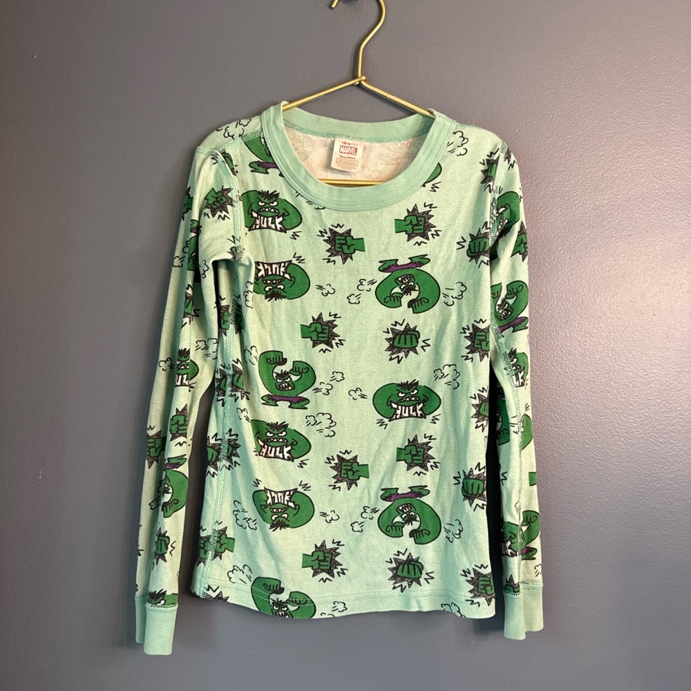 Hanna Andersson x marvel hulk pajama top